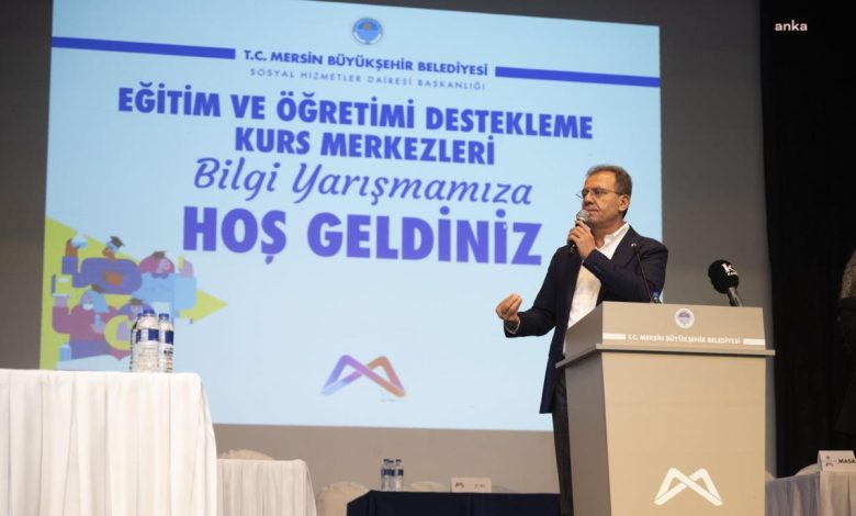 Mersin Büyükşehir Belediye Başkanı Seçer, Öğrencilerin Yarışma Heyecanına Ortak Oldu