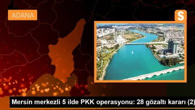Mersin merkezli 5 ilde PKK operasyonu: 28 gözaltı kararı (2)