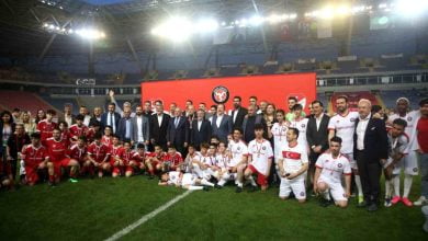 "TFF Omuz Omuza Gösteri Maçı" Mersin'de oynandı