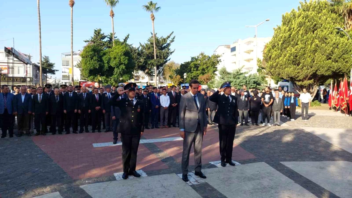 Atatürk'ün ölüm yıl dönümü Mersin'de törenle anıldı