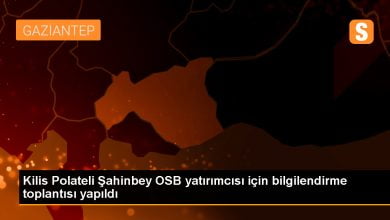 Kilis Polateli Şahinbey OSB'ye yatırımcı bilgilendirme toplantısı yapıldı