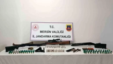 Mersin'de Jandarma Operasyonu: 4 Silah Ele Geçirildi, 1 Şüpheli Gözaltına Alındı