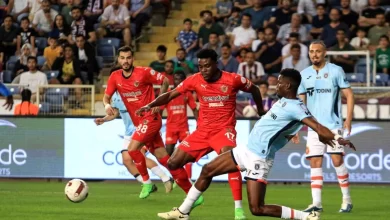 Hatayspor - Başakşehir Maçının İlk Yarısı 1-0 Başakşehir'in Üstünlüğüyle Sonuçlandı