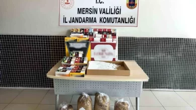 Mersin'de Jandarma Operasyonunda 28 Bin Makaron ve 14 Kilogram Tütün Ele Geçirildi