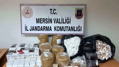Mersin'de gümrük kaçağı sigara ticareti yapan 3 şüpheli yakalandı