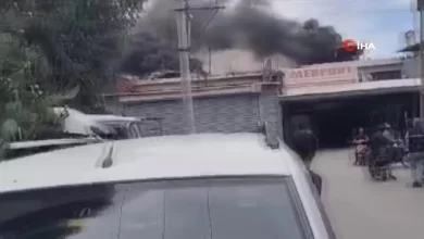 Mersin'de polyester atölyesinde çıkan yangın söndürüldü