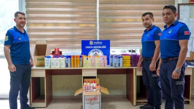 Tarsus'ta son kullanma tarihi geçmiş ürünler ele geçirildi