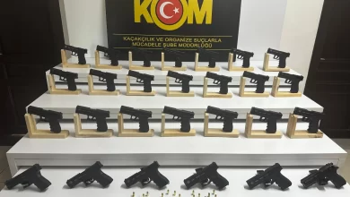 Mersin'de Kaçak Silah Deposuna Operasyon