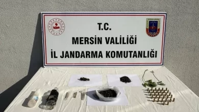 Mersin'de uyuşturucu operasyonunda 10 şüpheliden 5'i tutuklandı