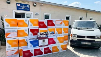 Tarsus'ta 1 Milyon 120 Bin Adet Gümrük Kaçağı Makaron Ele Geçirildi