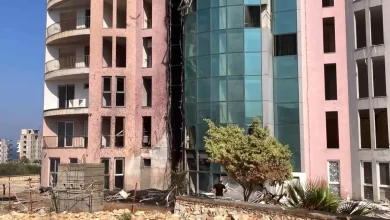 Mersin Erdemli'de Uzun Yıllardır Bitmeyen Otel İnşaatında Yangın Çıktı