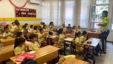 Mersin Emniyet Müdürlüğü'nden Çocuklara Trafik Güvenliği Eğitimi