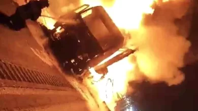 Mersin'de Seyir Halindeki Tırda Yangın Çıktı