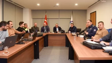 Mersin'de Kuvvetli Yağışlara Karşı Acil Müdahale