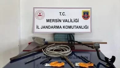 Mersin'de Kaçak Kazıya Operasyon