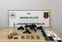 Mersin'de Uyuşturucu ve Silah Ticaretine Operasyon