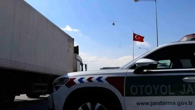 Mersin'de Cayrokopter ile Trafik Denetimi