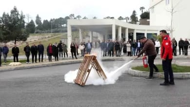 Mersin'de Yangın Eğitimi Semineri Düzenlendi