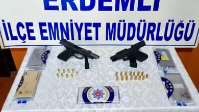 Erdemli'de Haraç Çetesi Tutuklandı